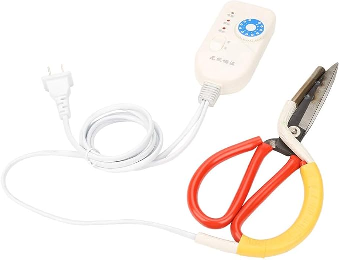 Tijera para sastre de calefaccion electrica de corte en tela