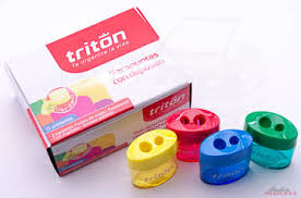 SACAPUNTAS DEPOSITO DOBLE TRITON