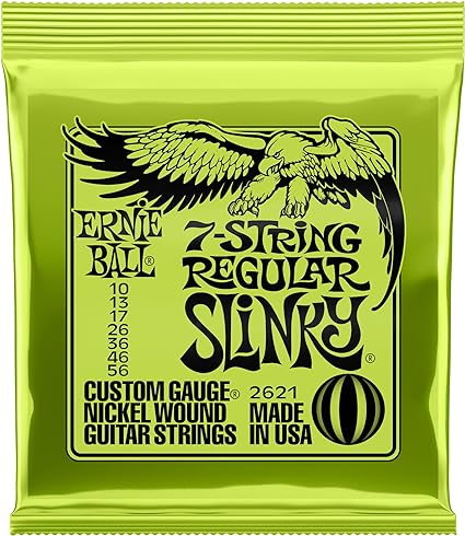 Juego de Cuerdas con Enrollamiento de Níquel para guitarra Ernie Ball Power Slink