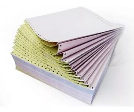 Papel continuo 9.5x5.5 3p Forma Continua Media Carta 3 Partes 800 Formas pcmc3 continous paper