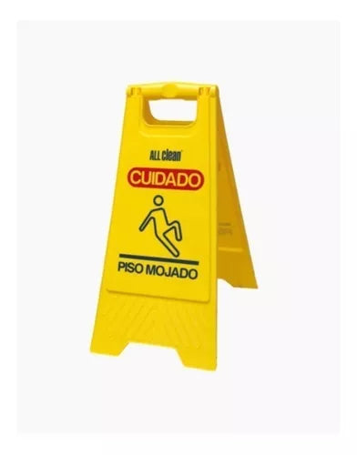 Señalizador de Piso Mojado Amarillo 30x29x65 cm
