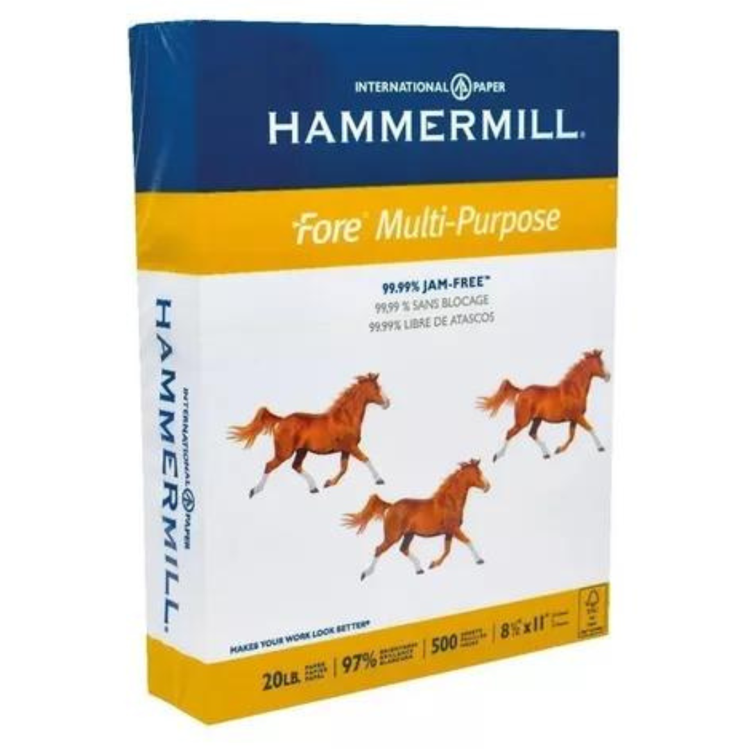 Resma Papel Carta Hammermill X500 Hojas Oficinatuya pacaha