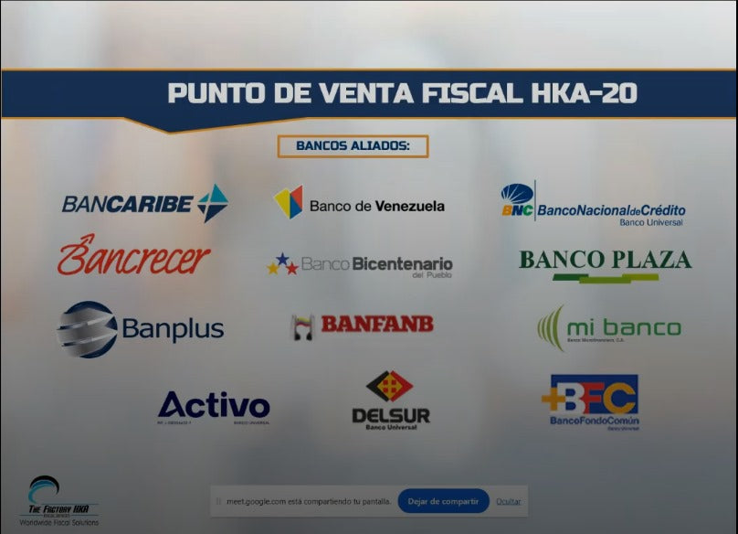 Registradora fiscal Punto de venta portatil todo en uno HKA20 SI HAY FINANCIAMIENTO