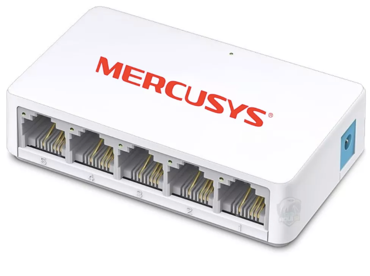 Switch Suiche 5 Puertos Pc Rj45 Cable Red Ethernet Multipli