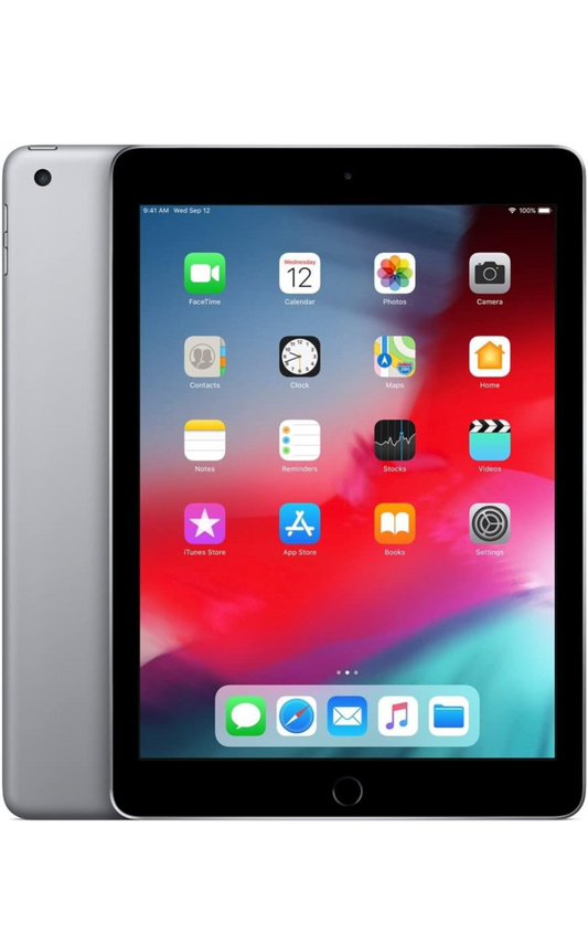 Apple iPad (2018 Model) with Wi-Fi only | 32GB | Apple 9.7in iPad | Space Gray (Renewed renovado tablet