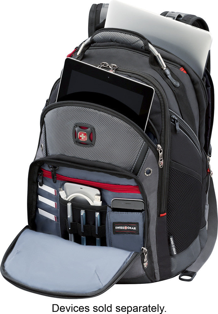 Bolso Morral Swissgear Sinergy Negro-Gris