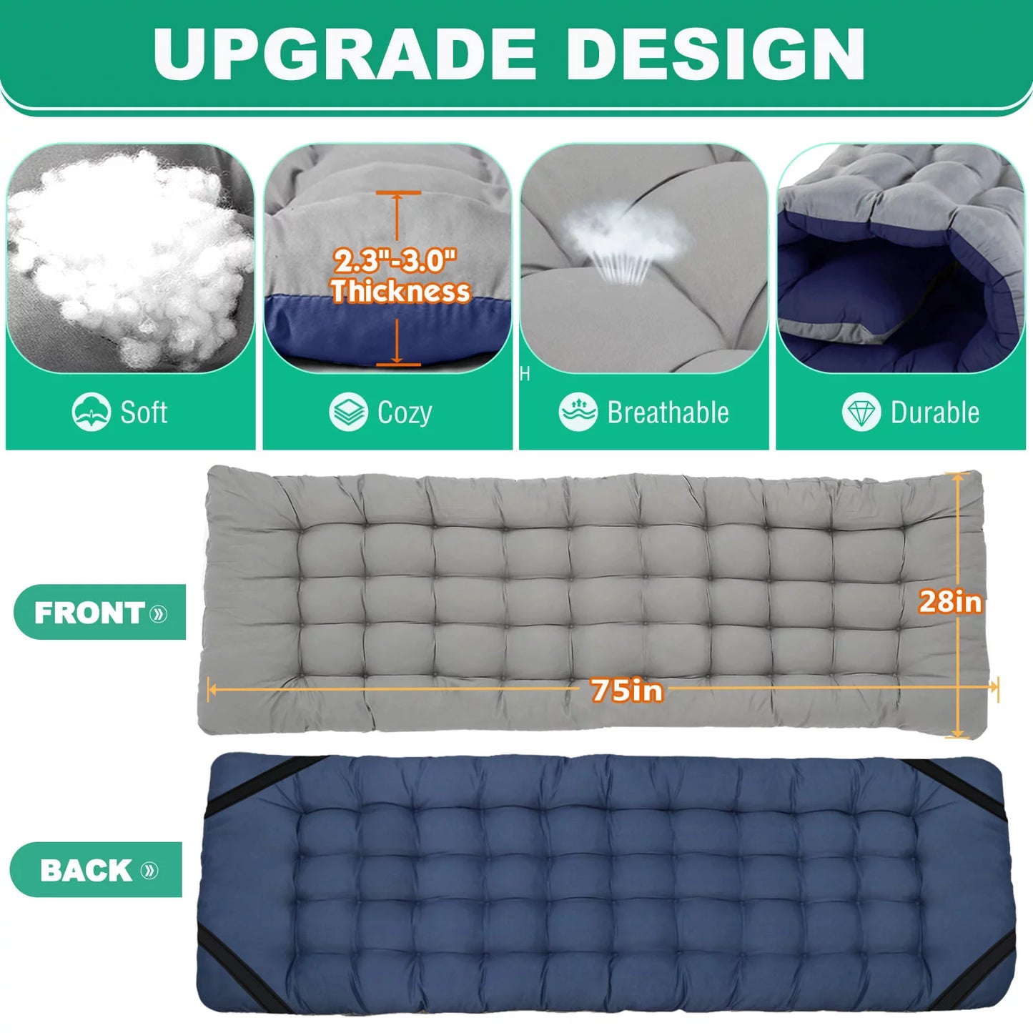Cama Portatil Plegable para Adultos