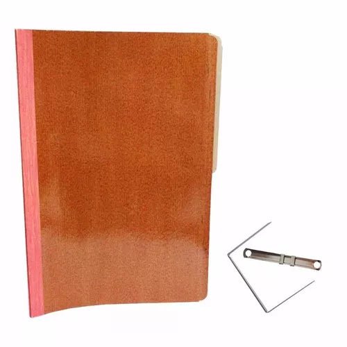 Carpeta Marron De Fibra Plastificada Mayka Tamaño Oficio Unidad - oficinatuya