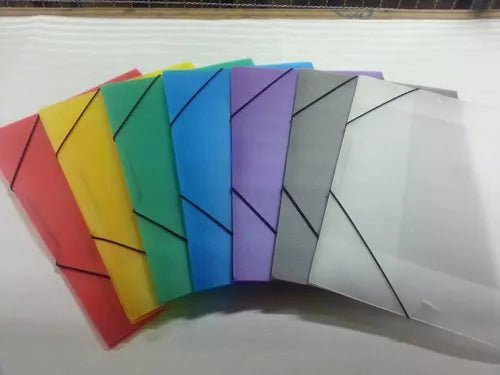Carpeta Plástica Con Ligas - oficinatuya
