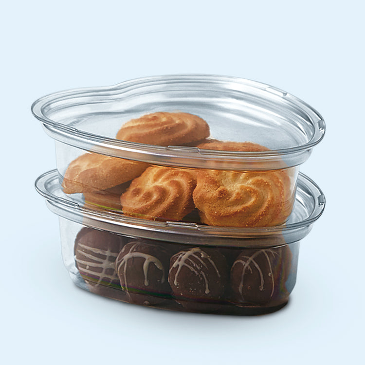 Envases Contenedores Forma de Corazon 8x4 cm 50 UNID