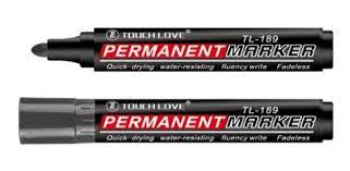 Normal permanent marker black thick tip 4mm MAR-189