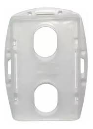 White Horizontal ID Holder 50 Units