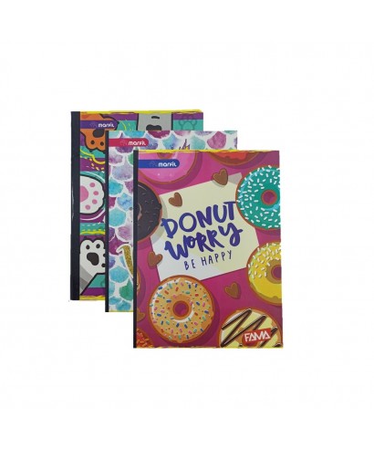 Libreta Cosida Cuadriculada 100 Hojas und