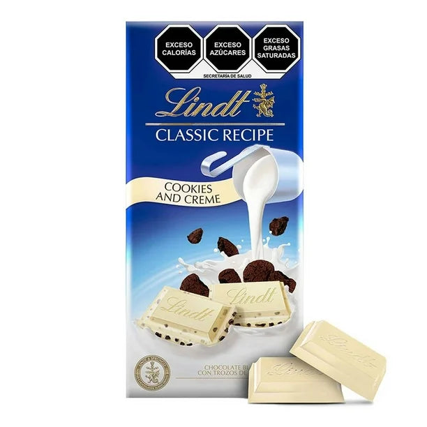 Chocolate blanco Lindt Classic Recipe cookies and creme 120 g