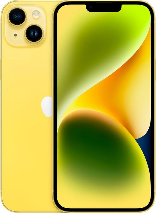 Apple iPhone 14  telefono celular smartphone  256GB - Yellow - Desbloqueado - Dual eSIM ( Reacondicionado)