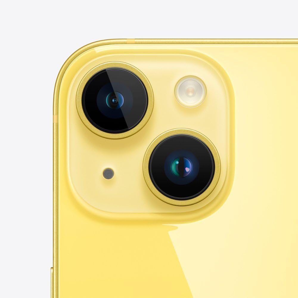 Apple iPhone 14  telefono celular smartphone  256GB - Yellow - Desbloqueado - Dual eSIM ( Reacondicionado)