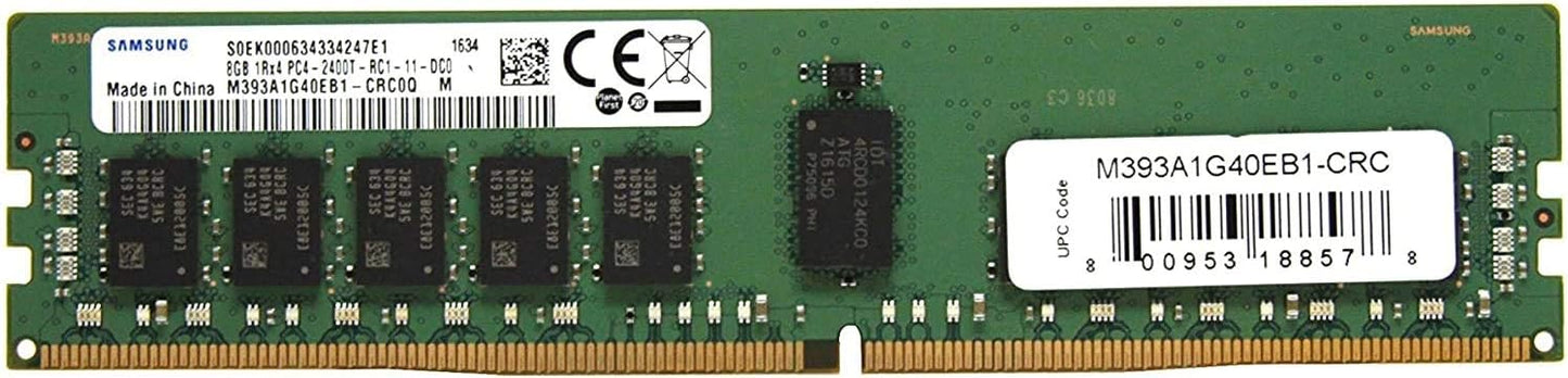 Samsung - Memoria RAM de escritorio DDR4 PC4-19200, 2400 MHZ, 288 pines DIMM, 1.2V, CL 15 M378A1K43CB2-CRC
