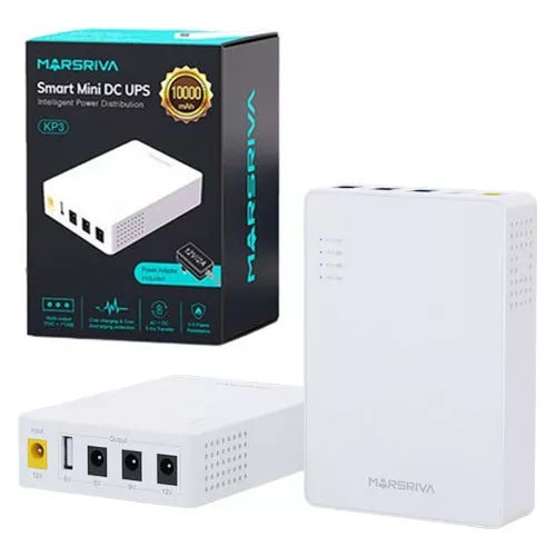 Mini Ups Marsriva Kp3 10000mah Nuevo Fibra Modem