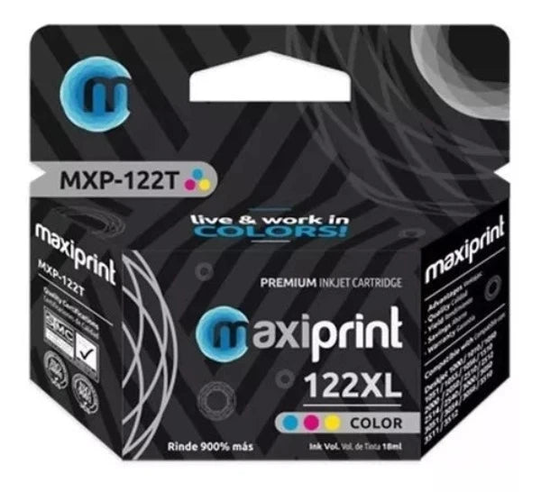 Cartucho hp Maxiprint Mxp-122T color Compatible Hp