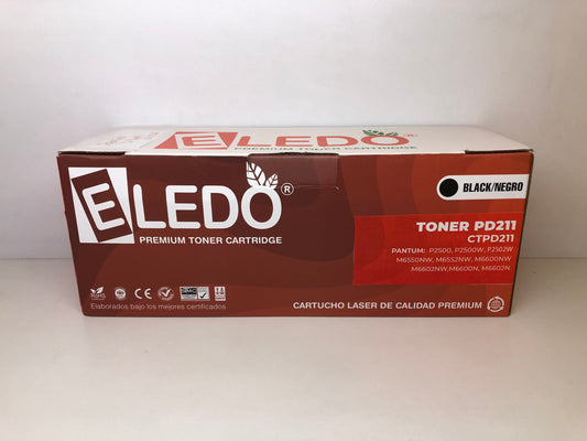 Tóner Eledo Compatible Pantum Negro PD211 P2500 P2502