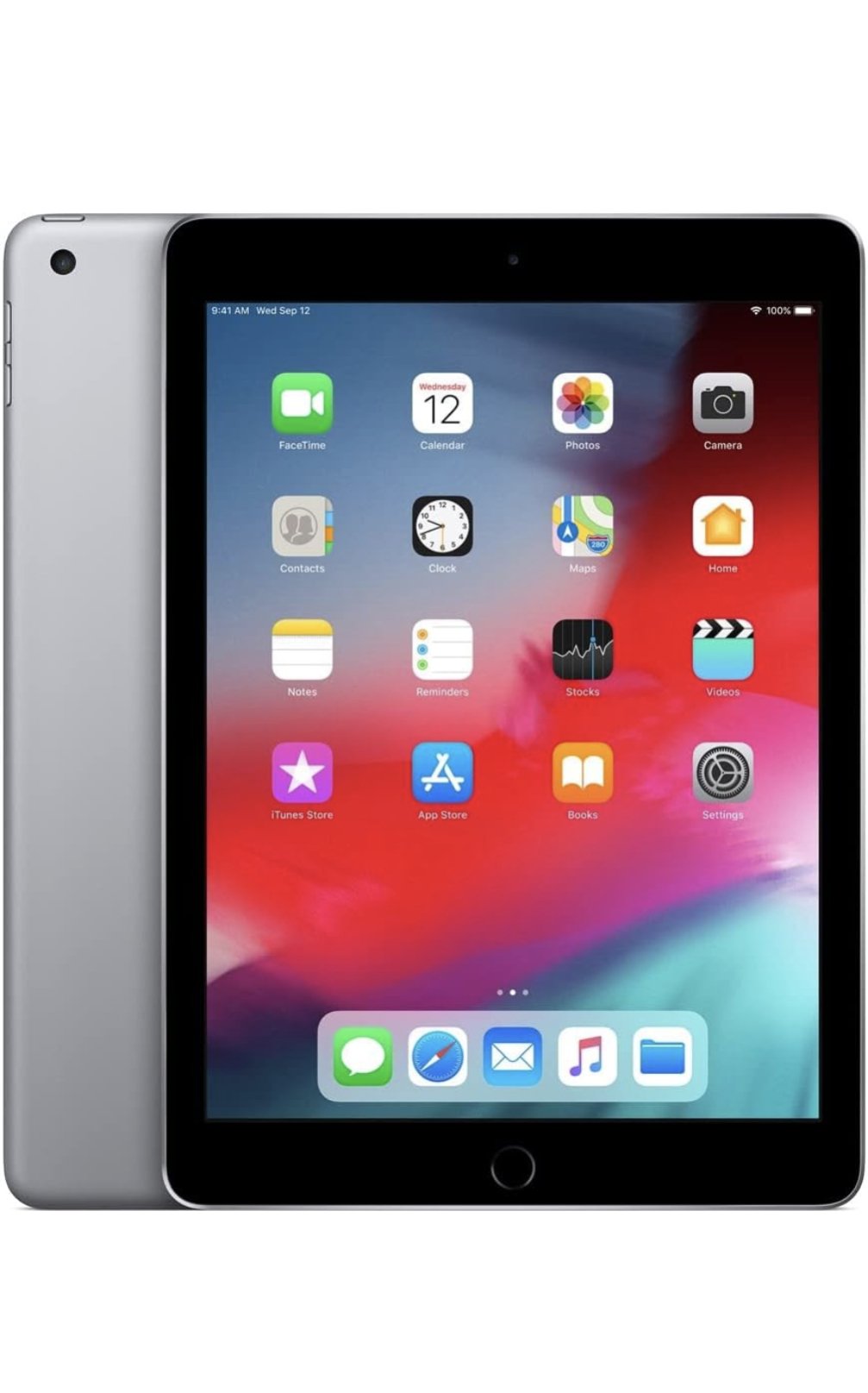 Apple iPad (2018 Model) with Wi - Fi only | 32GB | Apple 9.7in iPad | Space Gray (Renewed renovado tablet - oficinatuya