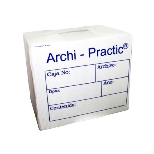 Archicomodo Caja Archivador Plastico Marca Archi Practic. - oficinatuya