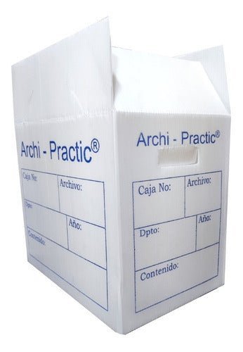 Archicomodo Caja Archivador Plastico Marca Archi Practic. - oficinatuya