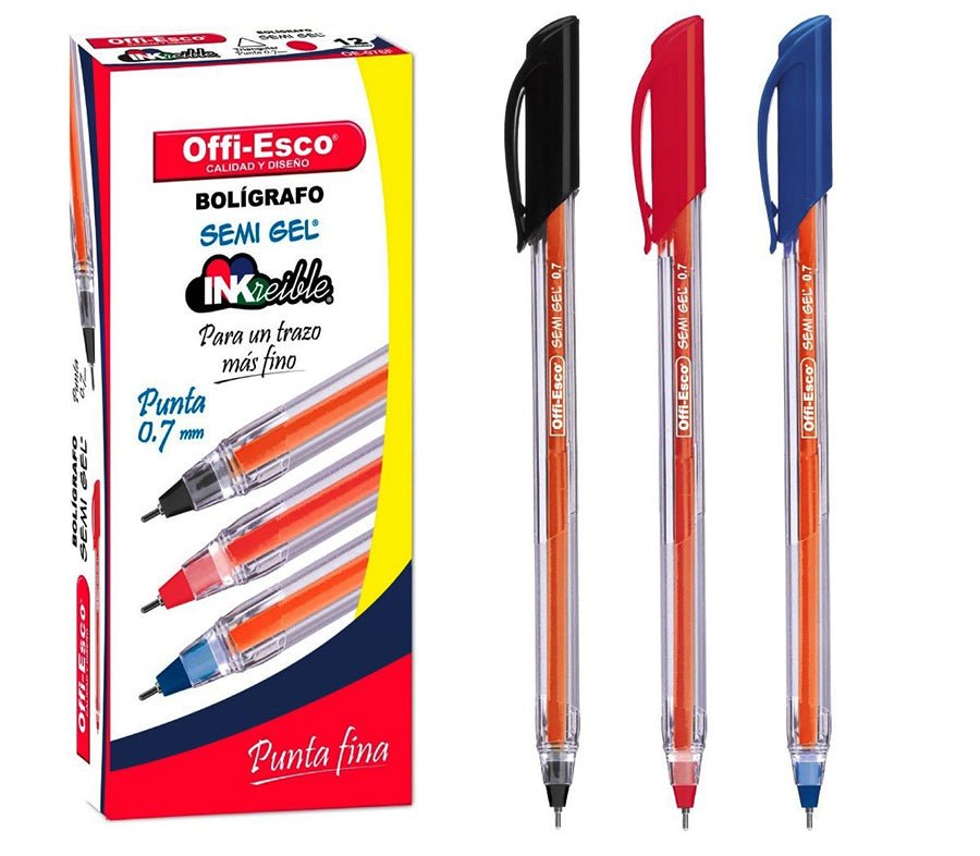 Boligrafo OFFI - ESCO Semi Gel unidad - oficinatuya