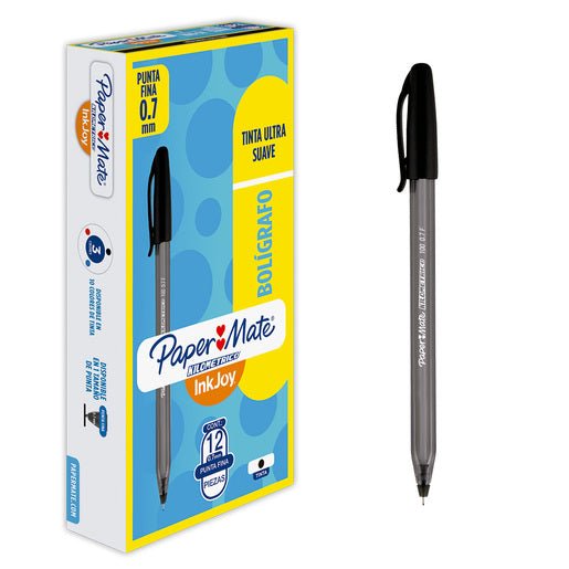 Bolígrafo PaperMate Negro 0.7mm - oficinatuya