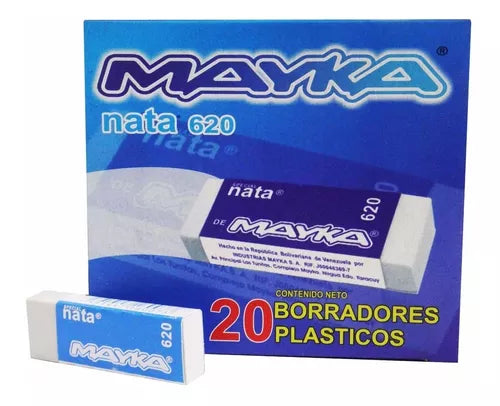 Borrador Nata 620 Mayka por caja de 20 Unidades