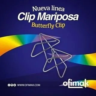Clip Mariposa ofimak #2