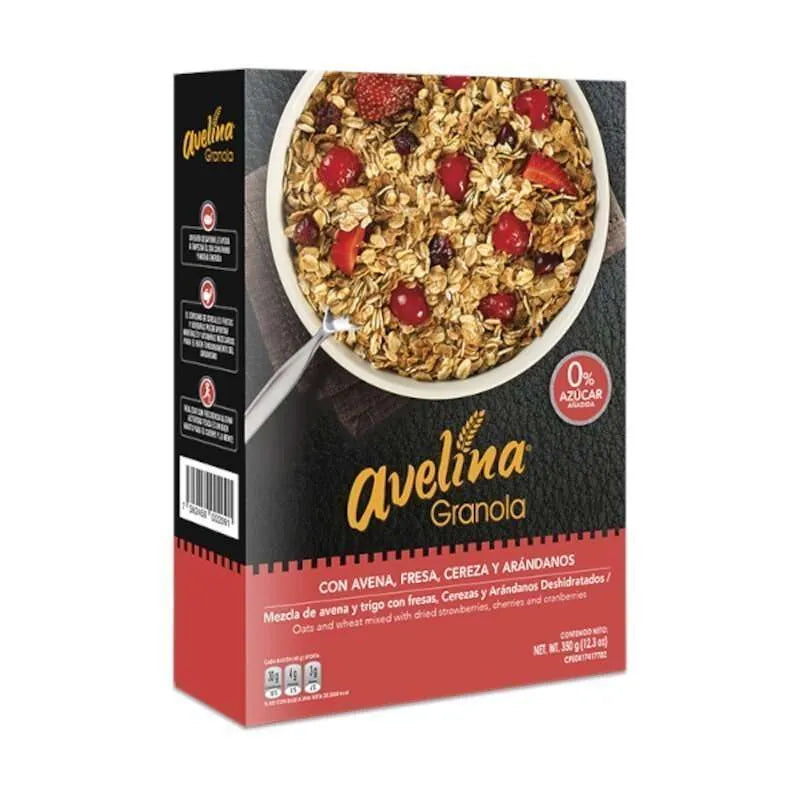 Granola Con Avena Y Frutos Rojos Avelina