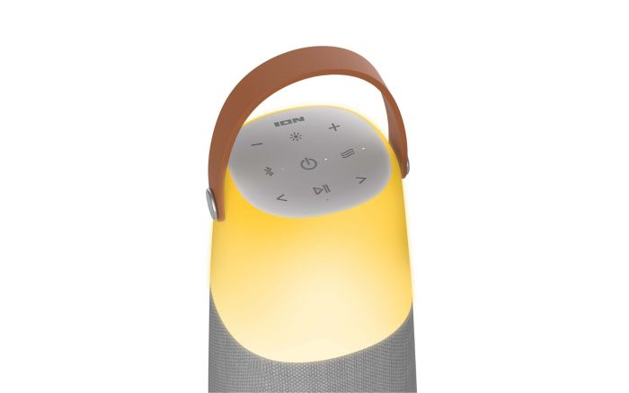 iOn Audio Bright Max Altavoz Bluetooth de 360 grados para interiores y exteriores (nueva)