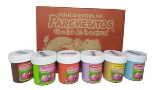 PINTURA AL FRIO PARCHESITOS 30CC x 12uds